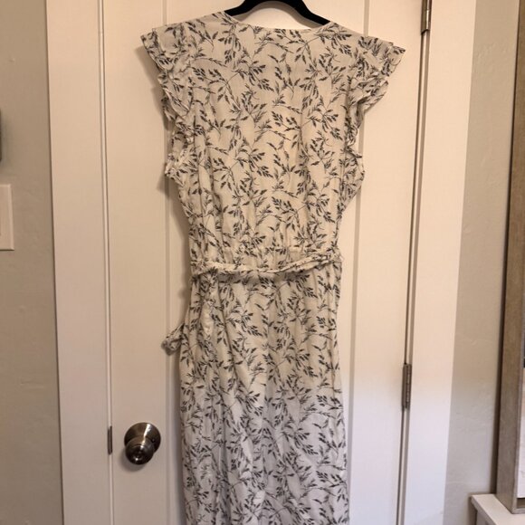 A New Day Floral Ruffle Wrap Maxi Dress - XL - Picture 6 of 8